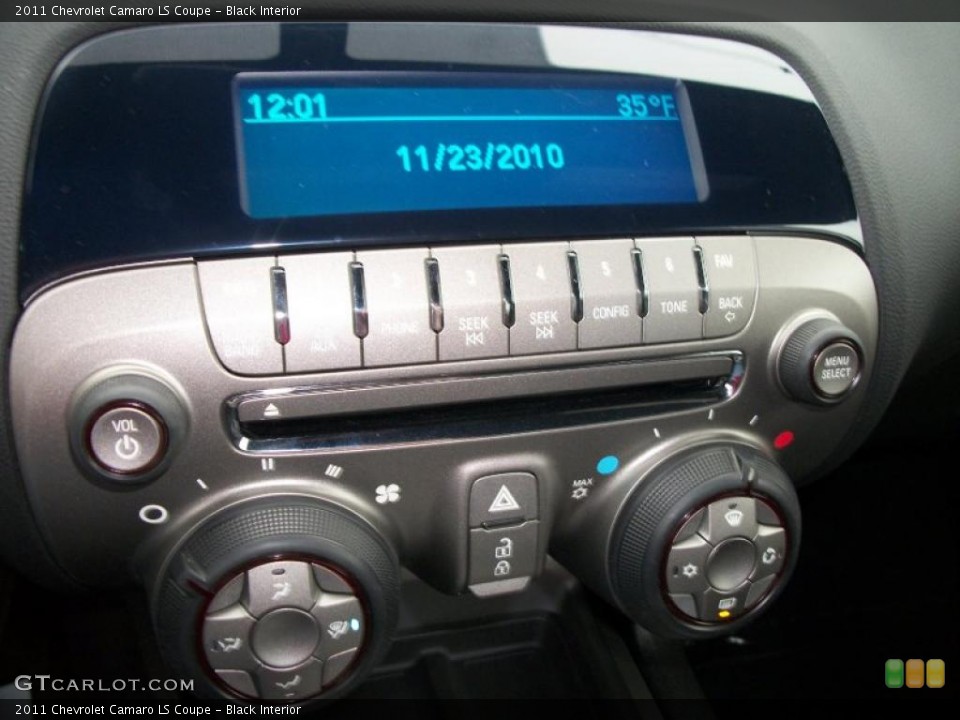 Black Interior Controls for the 2011 Chevrolet Camaro LS Coupe #46942416