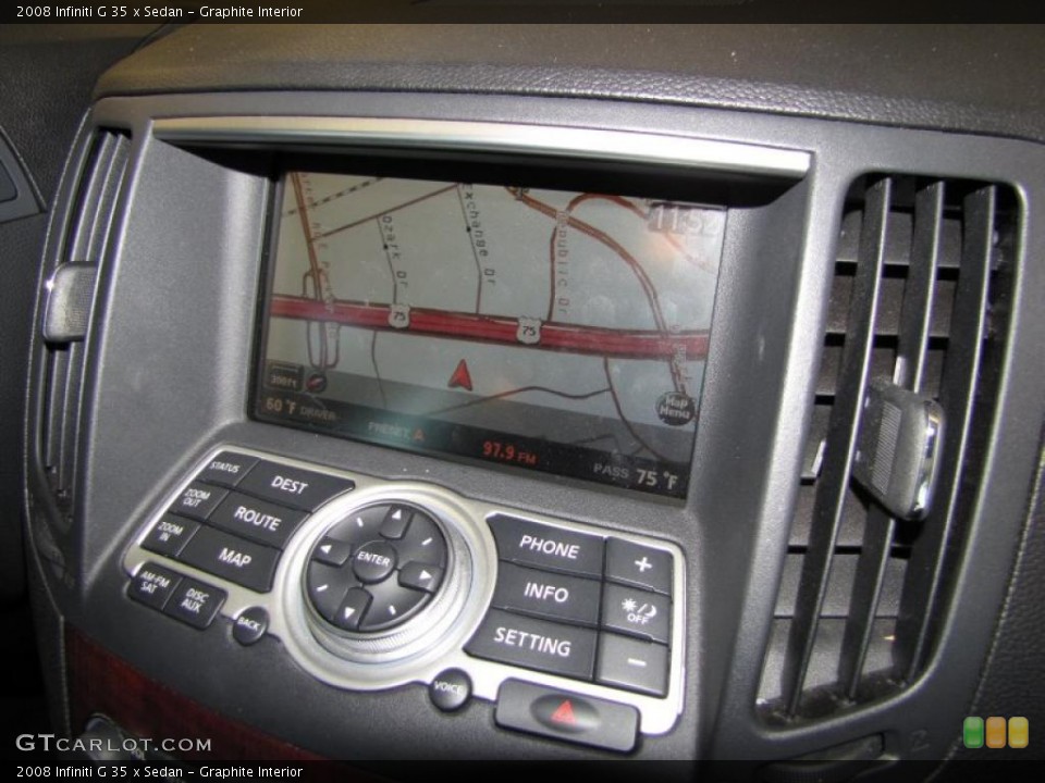 Graphite Interior Navigation for the 2008 Infiniti G 35 x Sedan #46942533