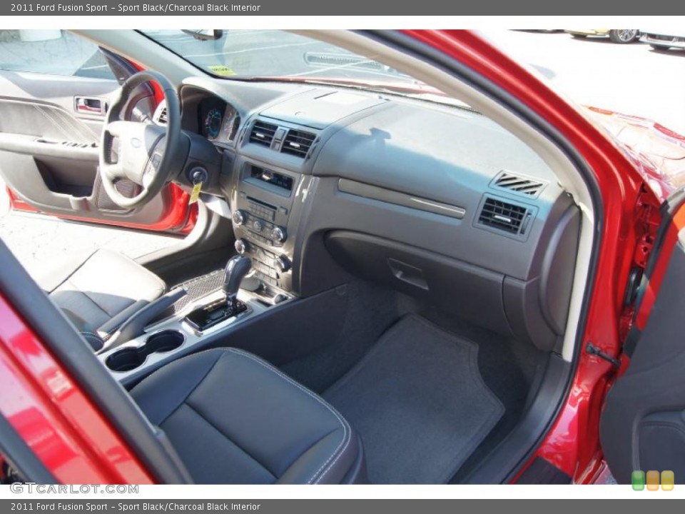 Sport Black/Charcoal Black Interior Dashboard for the 2011 Ford Fusion Sport #46942782