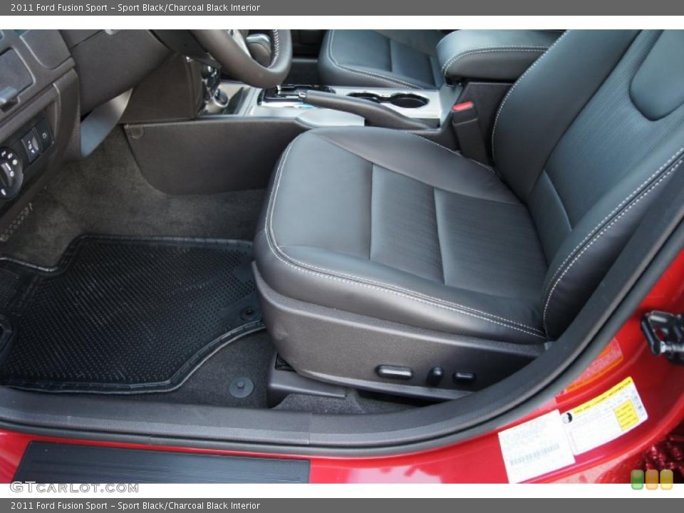 Sport Black/Charcoal Black Interior Photo for the 2011 Ford Fusion Sport #46942875