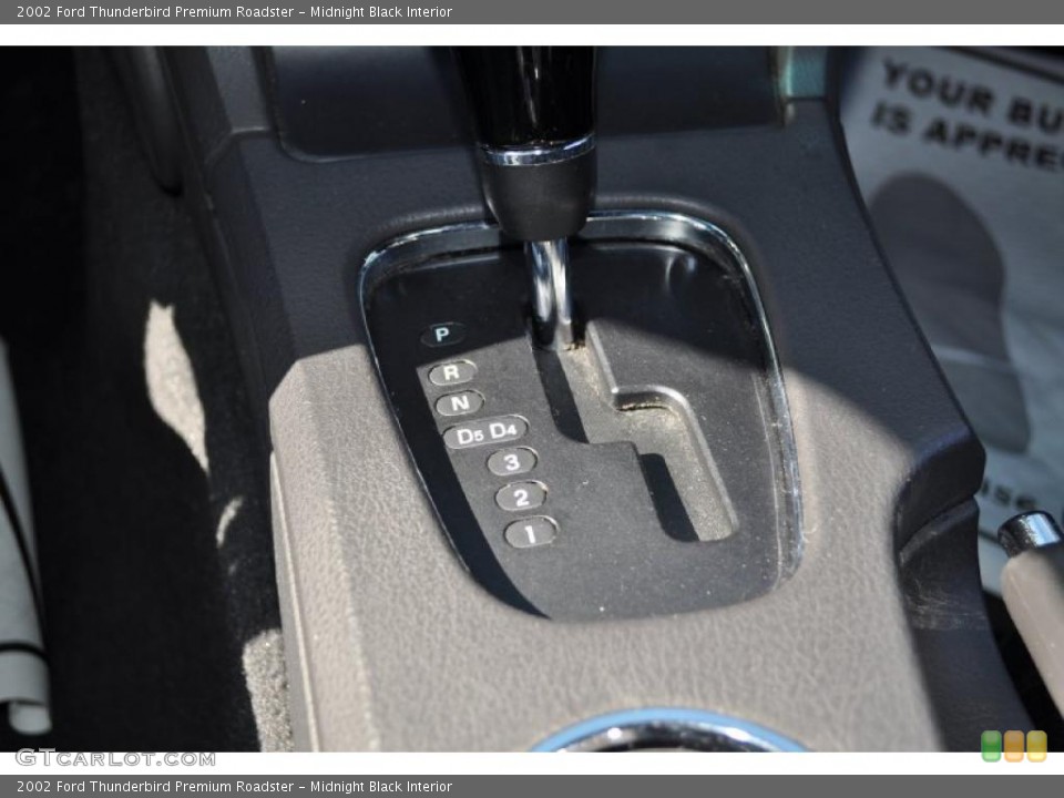 Midnight Black Interior Transmission for the 2002 Ford Thunderbird Premium Roadster #46943058