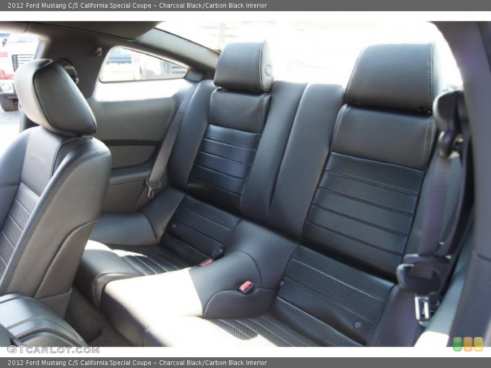 Charcoal Black/Carbon Black Interior Photo for the 2012 Ford Mustang C/S California Special Coupe #46943268