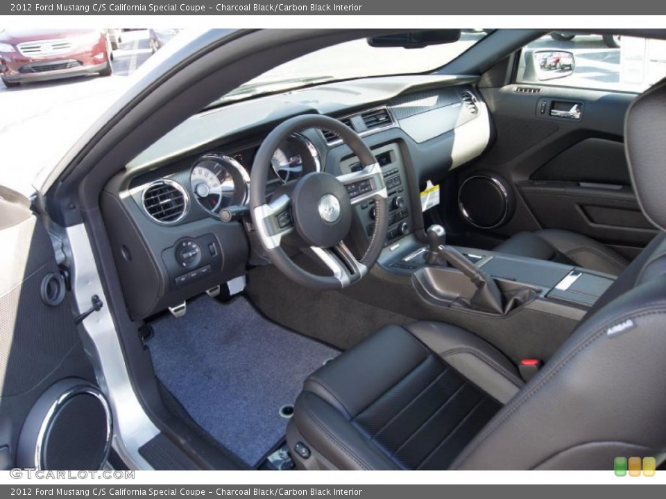 Charcoal Black/Carbon Black Interior Photo for the 2012 Ford Mustang C/S California Special Coupe #46943418