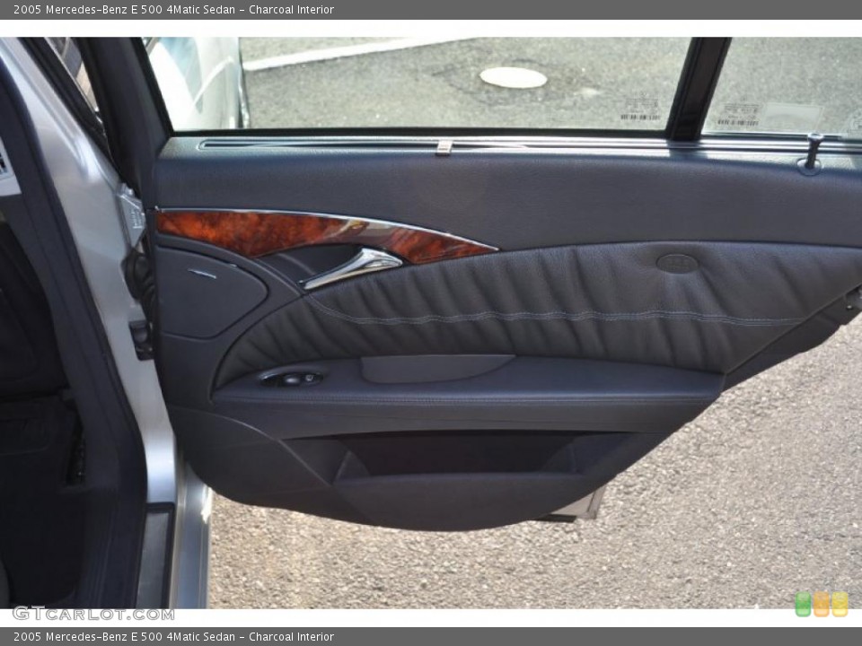 Charcoal Interior Door Panel for the 2005 Mercedes-Benz E 500 4Matic Sedan #46943547