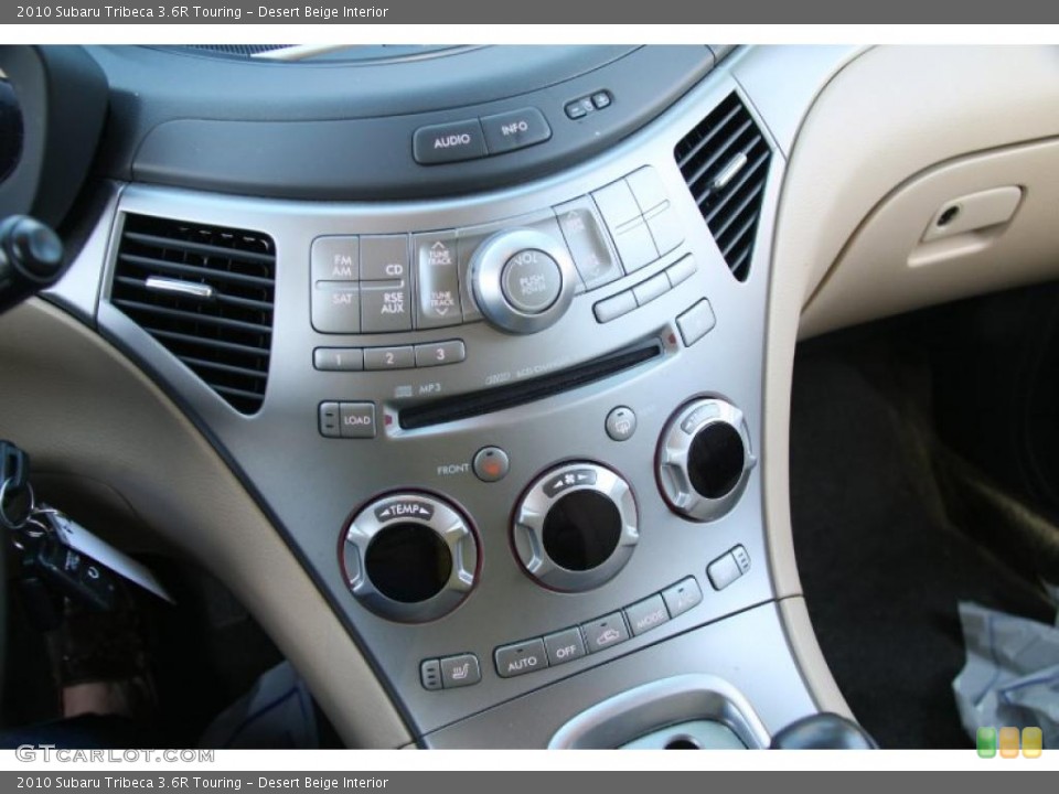 Desert Beige Interior Controls for the 2010 Subaru Tribeca 3.6R Touring #46943952