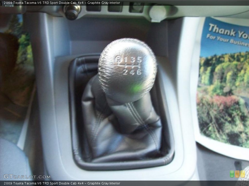 Graphite Gray Interior Transmission for the 2009 Toyota Tacoma V6 TRD Sport Double Cab 4x4 #46946670