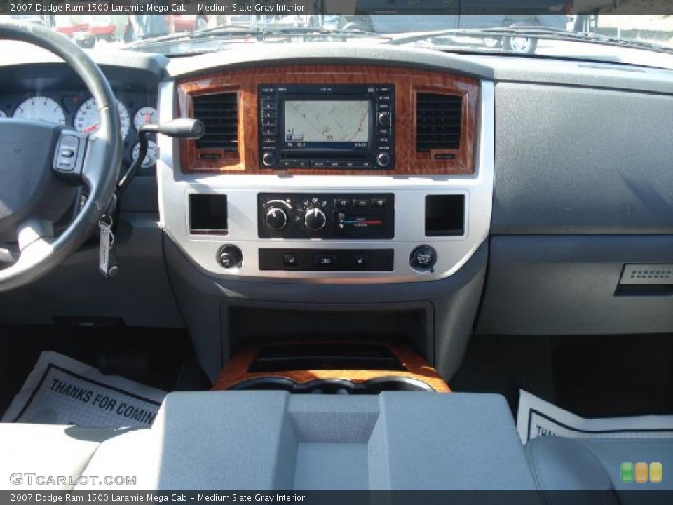 Medium Slate Gray Interior Dashboard for the 2007 Dodge Ram 1500 Laramie Mega Cab #46947720