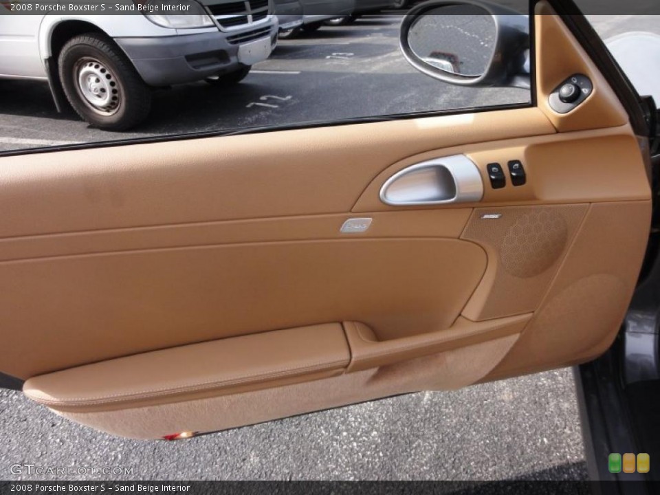 Sand Beige Interior Door Panel for the 2008 Porsche Boxster S #46949535