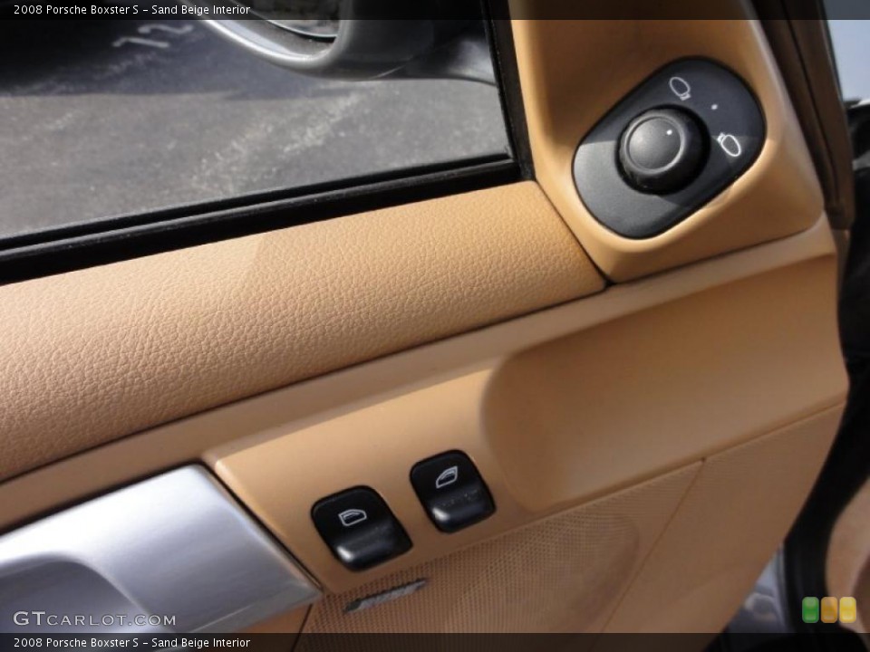 Sand Beige Interior Controls for the 2008 Porsche Boxster S #46949550