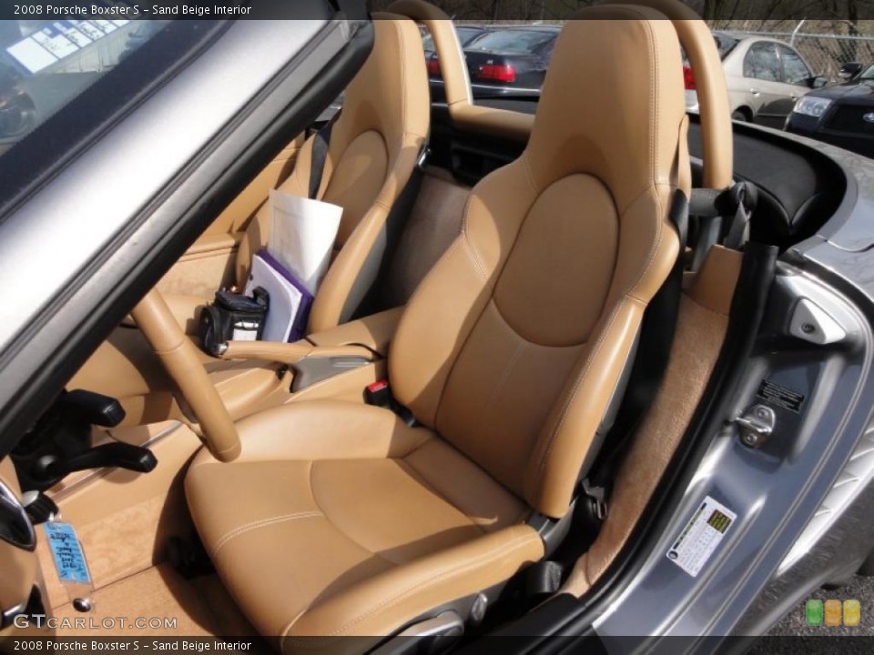 Sand Beige Interior Photo for the 2008 Porsche Boxster S #46949580