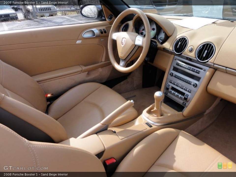 Sand Beige Interior Photo for the 2008 Porsche Boxster S #46949613