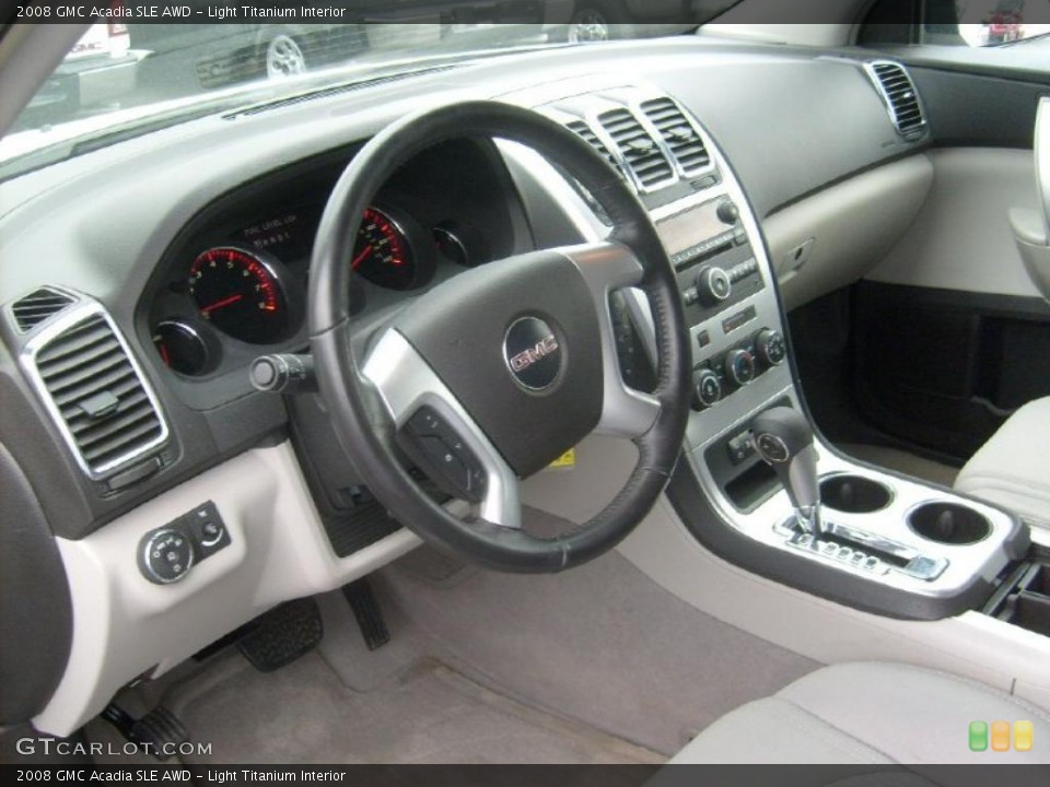 Light Titanium Interior Dashboard for the 2008 GMC Acadia SLE AWD #46949637
