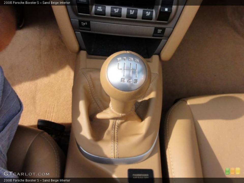 Sand Beige Interior Transmission for the 2008 Porsche Boxster S #46949832