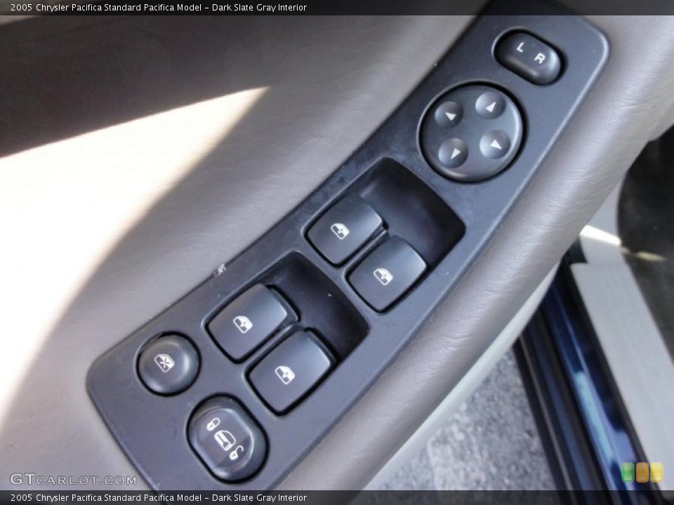Dark Slate Gray Interior Controls for the 2005 Chrysler Pacifica  #46950150