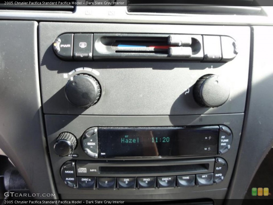 Dark Slate Gray Interior Controls for the 2005 Chrysler Pacifica  #46950591