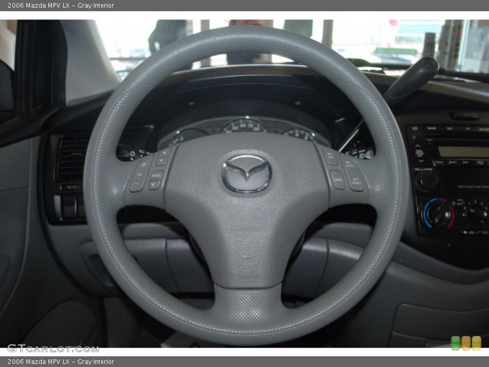 Gray Interior Steering Wheel for the 2006 Mazda MPV LX #46951629