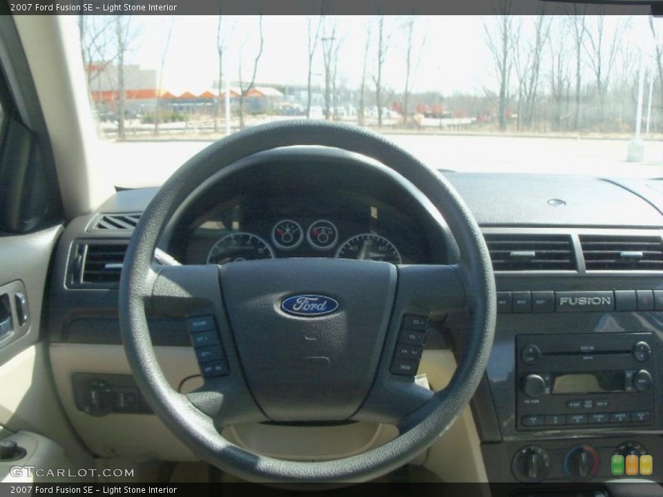 Light Stone Interior Steering Wheel for the 2007 Ford Fusion SE #46951683