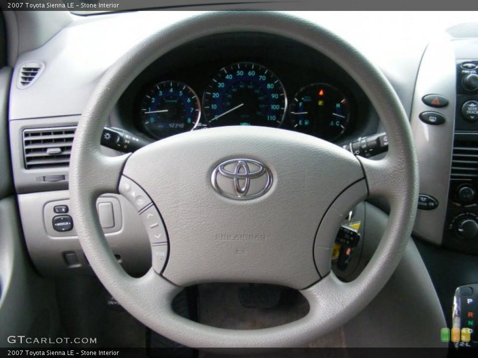 Stone Interior Steering Wheel for the 2007 Toyota Sienna LE #46951893