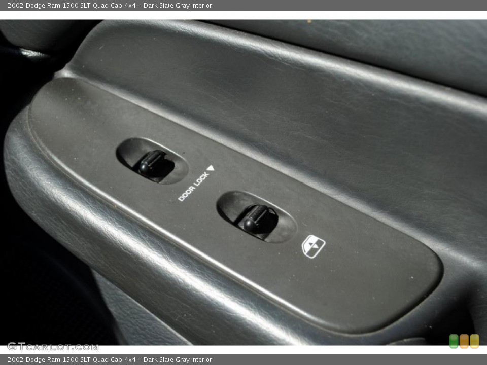 Dark Slate Gray Interior Controls for the 2002 Dodge Ram 1500 SLT Quad Cab 4x4 #46952193