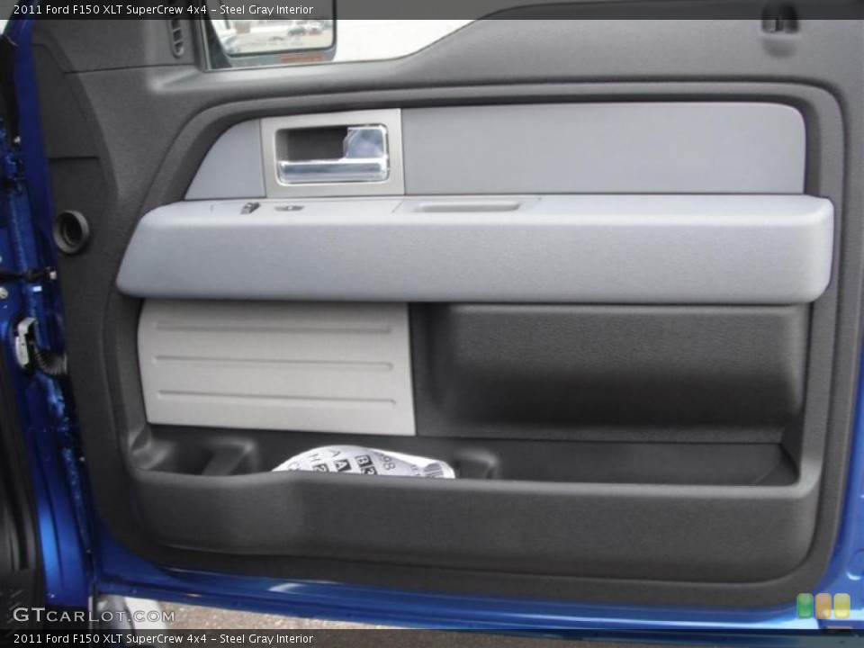 Steel Gray Interior Door Panel for the 2011 Ford F150 XLT SuperCrew 4x4 #46953144
