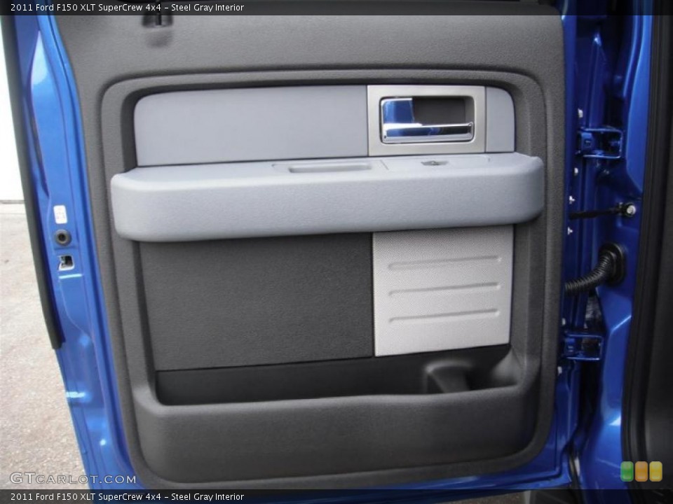 Steel Gray Interior Door Panel for the 2011 Ford F150 XLT SuperCrew 4x4 #46953153