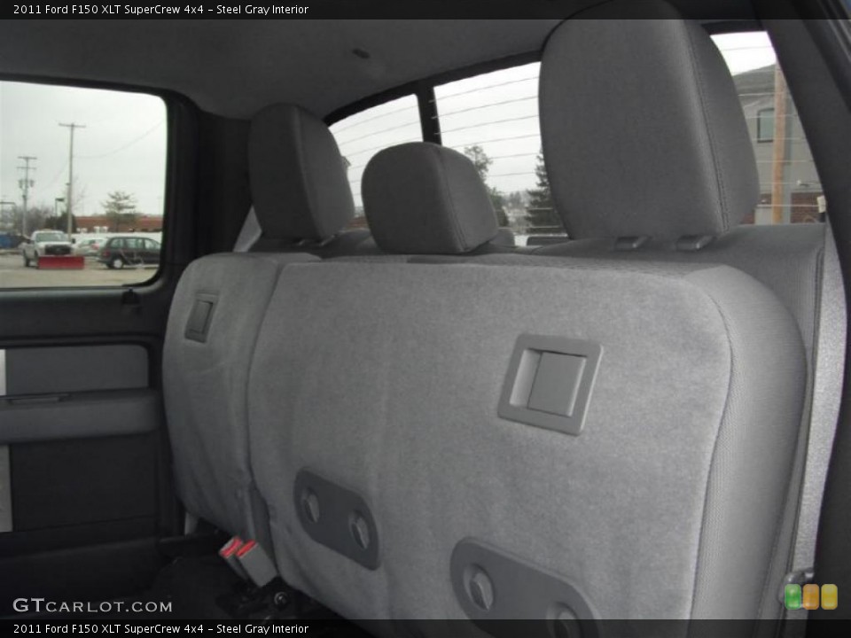 Steel Gray Interior Photo for the 2011 Ford F150 XLT SuperCrew 4x4 #46953204