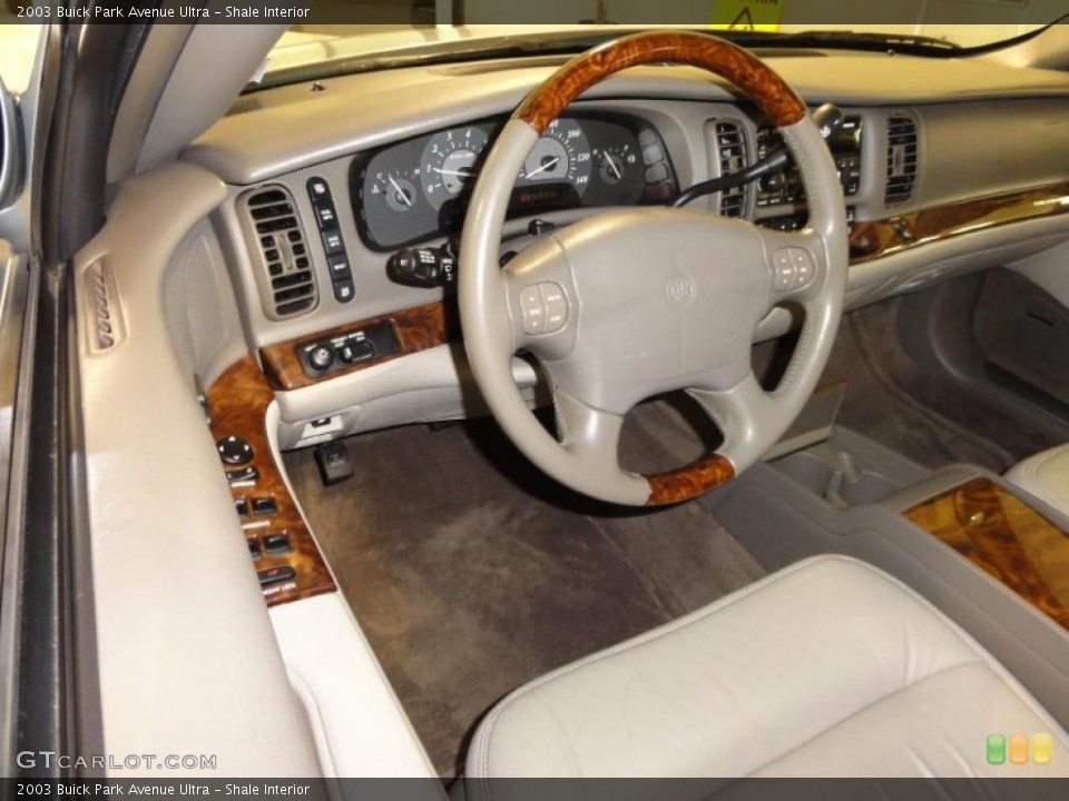 Shale Interior Steering Wheel for the 2003 Buick Park Avenue Ultra #46953775