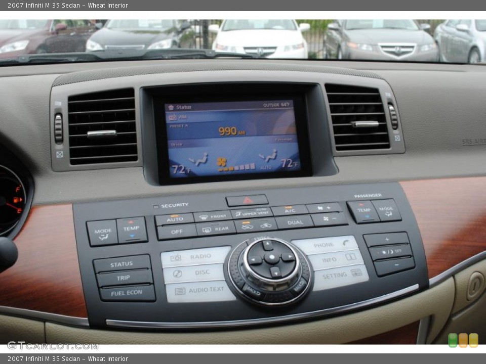 Wheat Interior Controls for the 2007 Infiniti M 35 Sedan #46955124