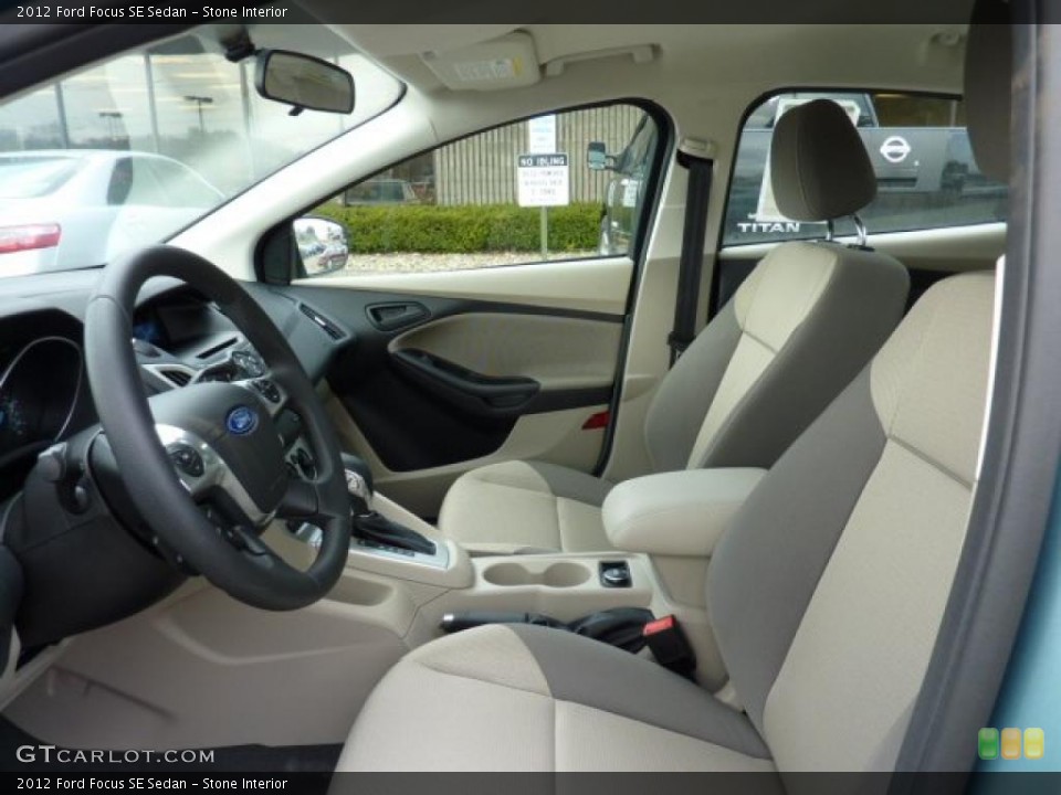 Stone Interior Photo for the 2012 Ford Focus SE Sedan #46955673