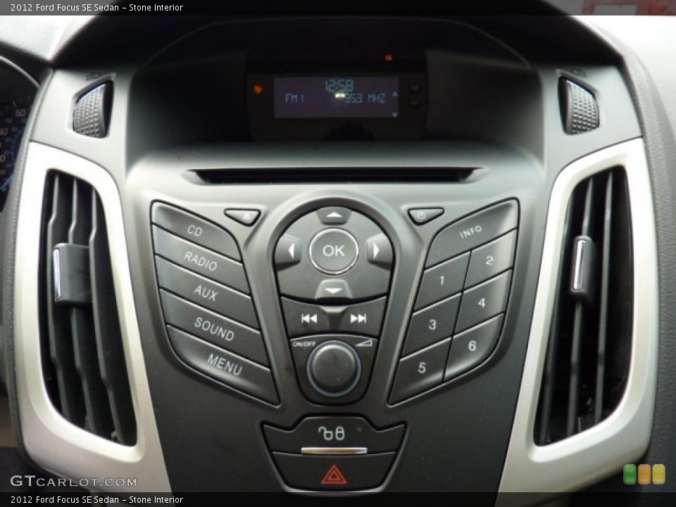 Stone Interior Controls for the 2012 Ford Focus SE Sedan #46955742