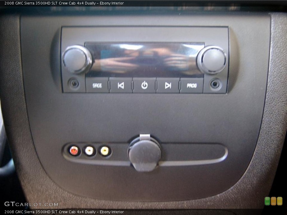 Ebony Interior Controls for the 2008 GMC Sierra 3500HD SLT Crew Cab 4x4 Dually #46956171