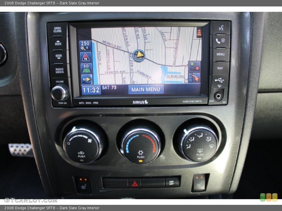 Dark Slate Gray Interior Navigation for the 2008 Dodge Challenger SRT8 #46957986