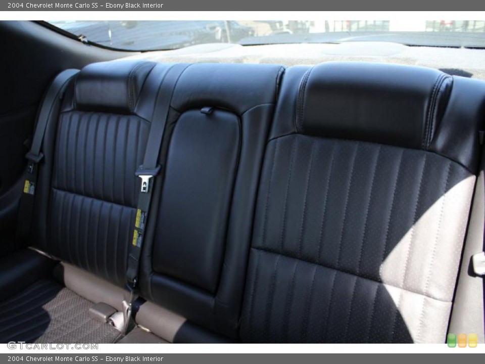 Ebony Black Interior Photo for the 2004 Chevrolet Monte Carlo SS #46958150