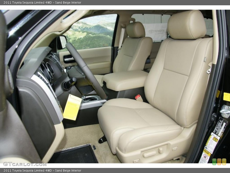 Sand Beige Interior Photo for the 2011 Toyota Sequoia Limited 4WD #46958211