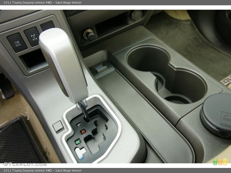 Sand Beige Interior Transmission for the 2011 Toyota Sequoia Limited 4WD #46958301