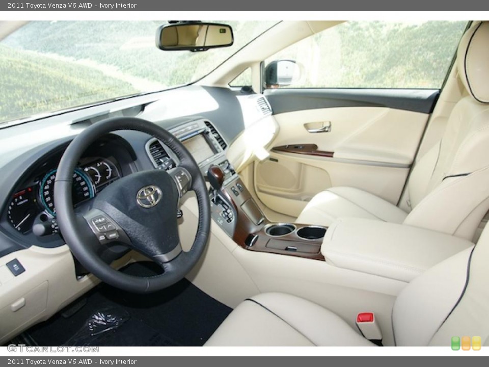Ivory Interior Photo for the 2011 Toyota Venza V6 AWD #46959051