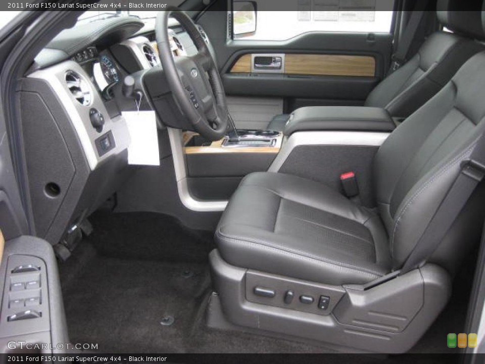 Black Interior Photo for the 2011 Ford F150 Lariat SuperCrew 4x4 #46959167