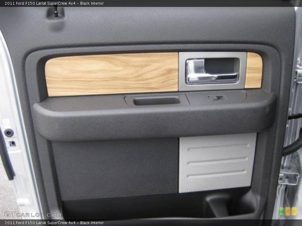 Black Interior Door Panel for the 2011 Ford F150 Lariat SuperCrew 4x4 #46959237