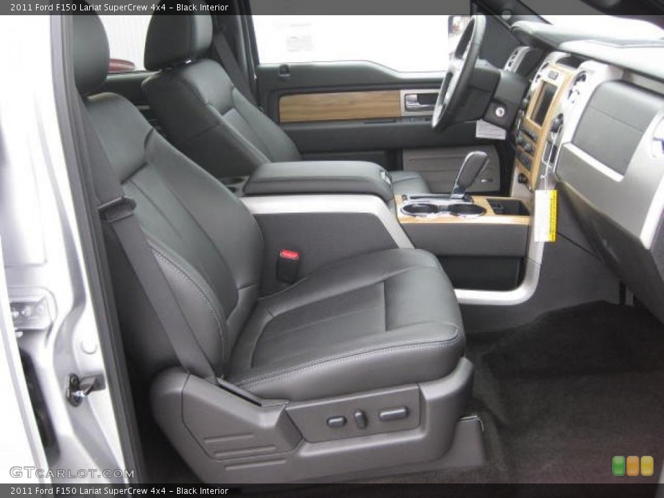 Black Interior Photo for the 2011 Ford F150 Lariat SuperCrew 4x4 #46959252