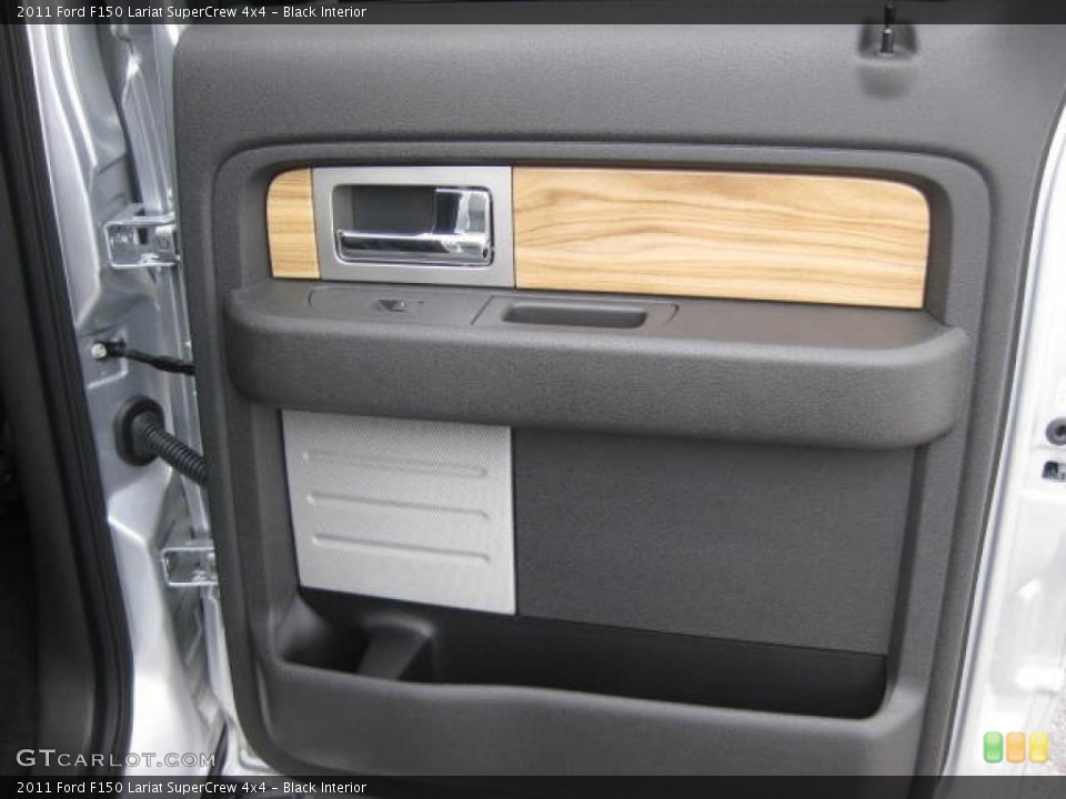 Black Interior Door Panel for the 2011 Ford F150 Lariat SuperCrew 4x4 #46959324