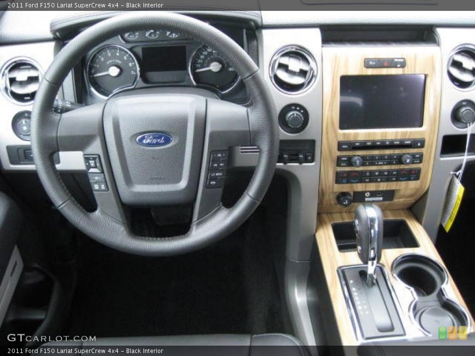 Black Interior Dashboard for the 2011 Ford F150 Lariat SuperCrew 4x4 #46959354