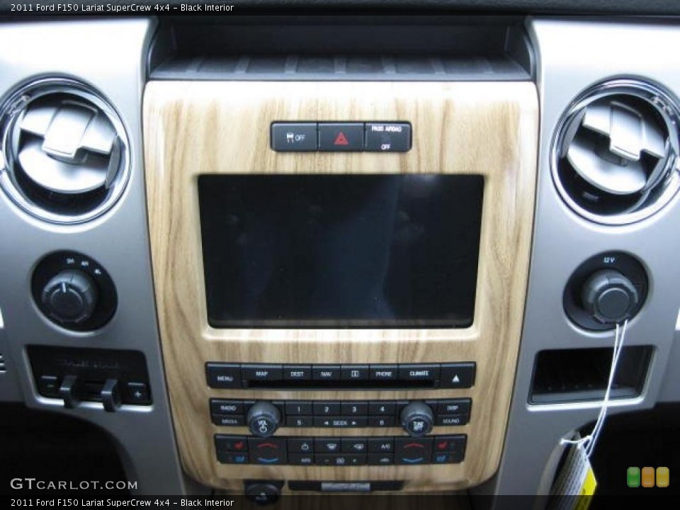 Black Interior Controls for the 2011 Ford F150 Lariat SuperCrew 4x4 #46959369