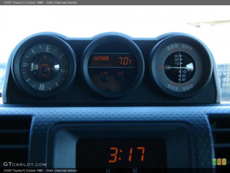 Dark Charcoal Interior Gauges for the 2008 Toyota FJ Cruiser 4WD #46959570