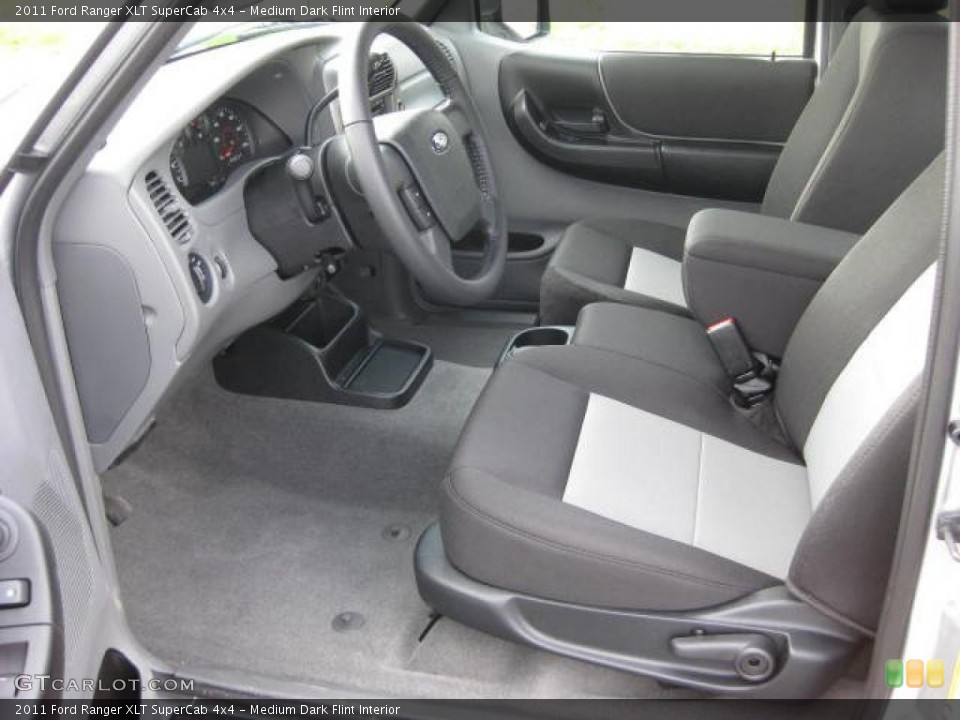 Medium Dark Flint Interior Photo for the 2011 Ford Ranger XLT SuperCab 4x4 #46960083