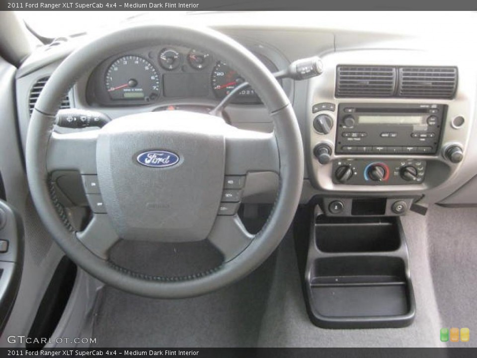 Medium Dark Flint Interior Dashboard for the 2011 Ford Ranger XLT SuperCab 4x4 #46960194