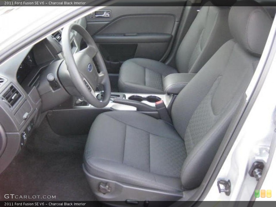 Charcoal Black Interior Photo for the 2011 Ford Fusion SE V6 #46960452