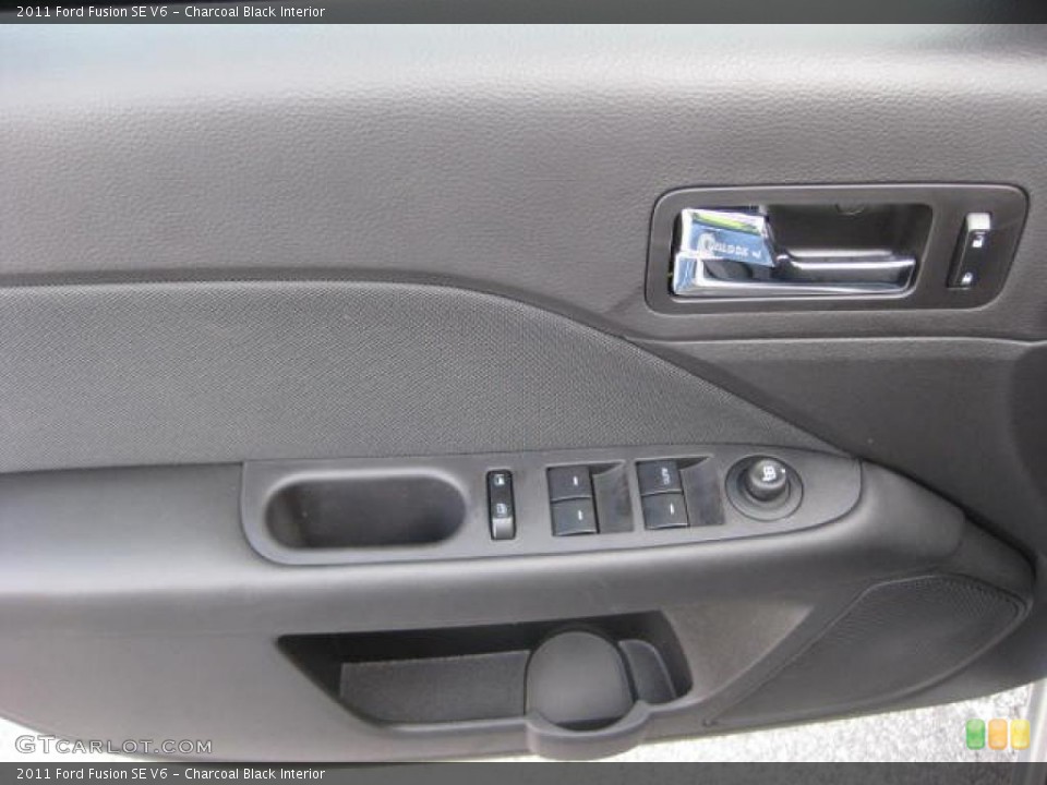 Charcoal Black Interior Door Panel for the 2011 Ford Fusion SE V6 #46960476