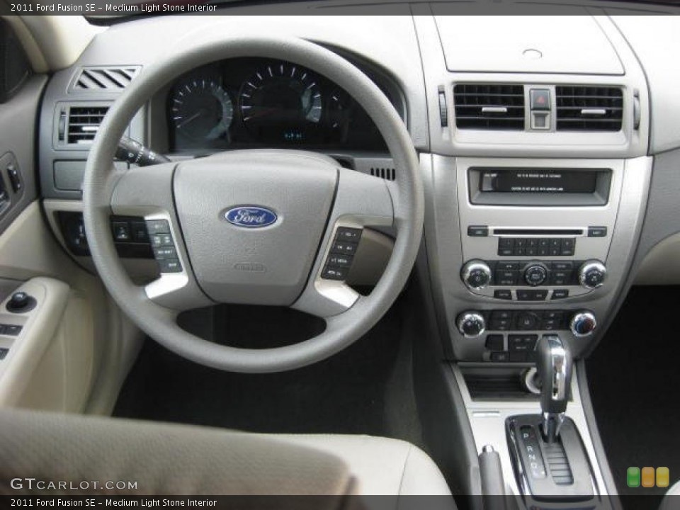 Medium Light Stone Interior Dashboard for the 2011 Ford Fusion SE #46961061