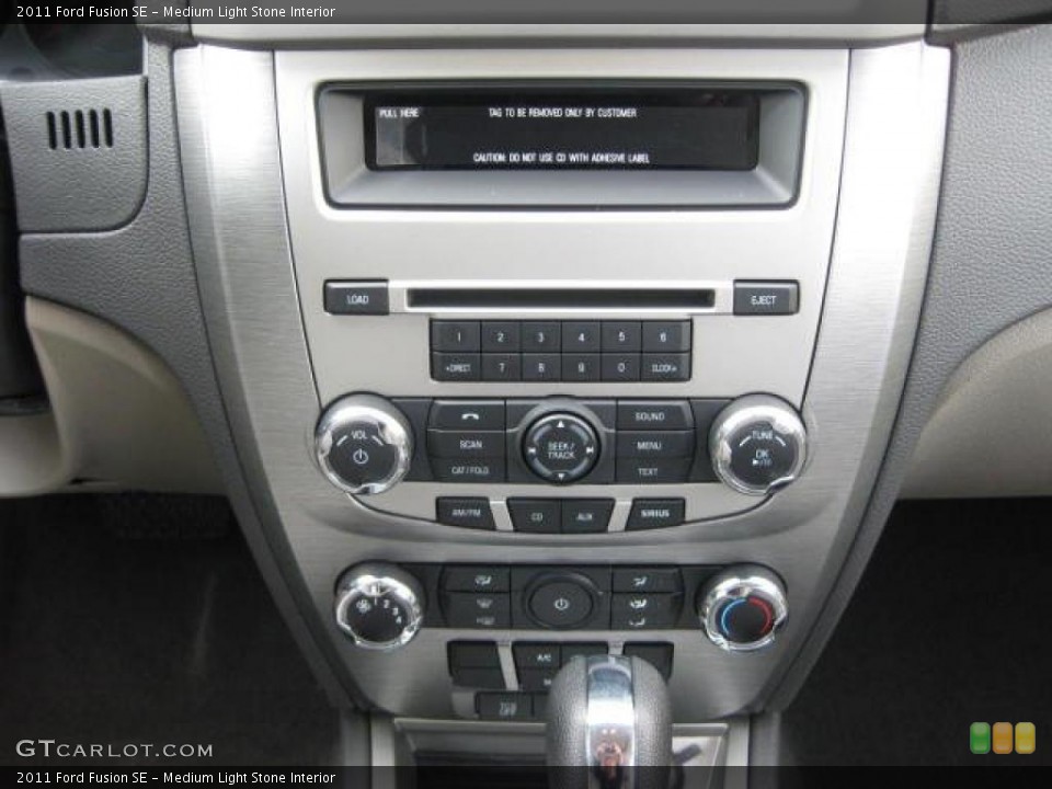 Medium Light Stone Interior Controls for the 2011 Ford Fusion SE #46961076