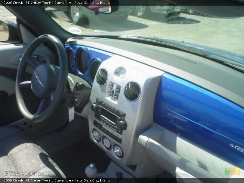 Pastel Slate Gray Interior Dashboard for the 2006 Chrysler PT Cruiser Touring Convertible #46961262